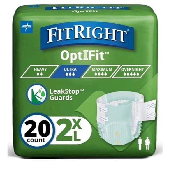 FitRight OptIFit Ultra Brace 2XL 20 Count - Picture 1 of 6